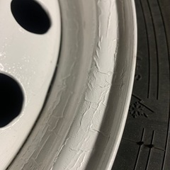 ZC33S スイフトスポーツにて使用　スタッドレス　スチールホイール　15インチ　114.3 5穴の画像