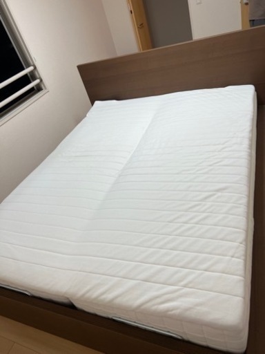 【お譲り先決まりました】中古　IKEAマットレス2こ、ベットパッドセット