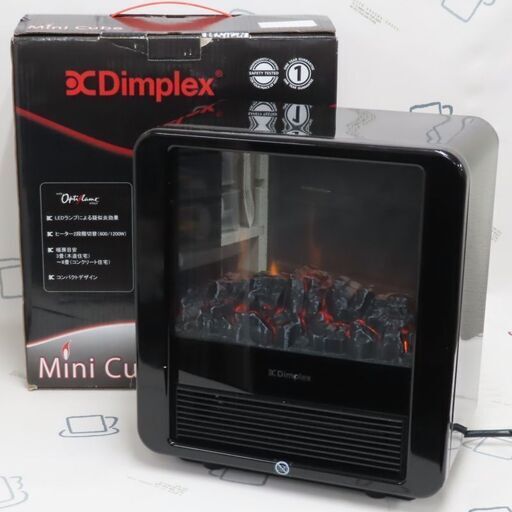 ♪Dimplex/ディンプレックス MiniCube MNC12BJ 電気暖炉 ファンヒーター 2019年♪