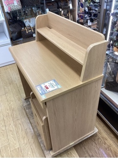 KJ-45【新入荷　リサイクル品】レトアーデ　デスク3点セット　ナチュラル