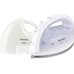 Panasonic コードレススチームアイロン NI-WL405-W 