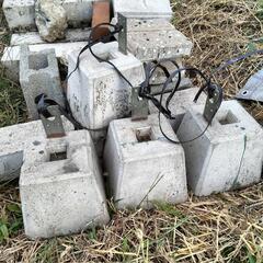 羽つき基礎ブロック　4個の画像