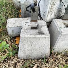 羽つき基礎ブロック　4個の画像