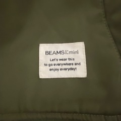 BEAMS mini ビームス　キッズ　MA-1の画像