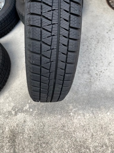 受付終了　155/65R/14 スタッドレスタイヤホイール付き4本　ブリヂストン アイスパートナー2