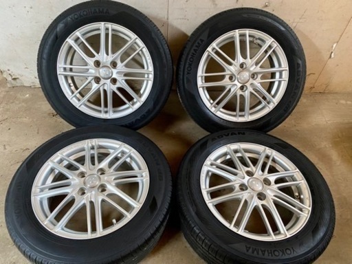 YOKOHAMAタイヤ　15インチ　ホイール付き×4本セット バリ山❗️