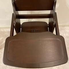 取引中！　ルチュ　木製ワンタッチハイチェア　ベビーチェアの画像