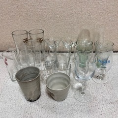 グラス色々　カクテル　ジョッキ　タンブラー　ワイングラス