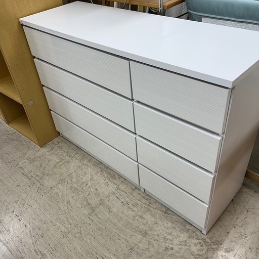 J2823 中村敬木工 NAKAMURAKEI MOKKO 4段チェスト ローチェスト 120 セイリ  リップ11 260217ニトリ 取扱いブランド家具 クリーニング済