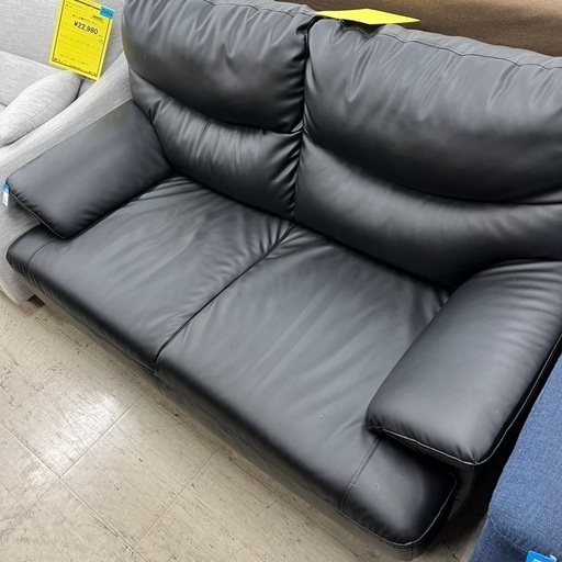 J2824 美品！NITORI ニトリ Nシールド キャッツ3 合皮2人掛けソファ 2.5人掛けソファ ハイバックソファ クリーニング済み