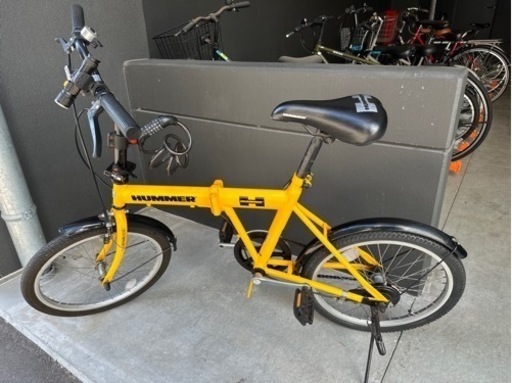 ハマー 折りたたみ自転車 20インチ イエロー