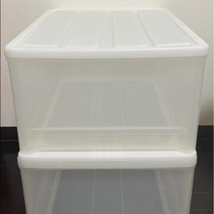 衣装ケース　クリアケース　引き出しの画像