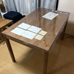 IKEA ダイニングテーブル、椅子 (ヨックモック)