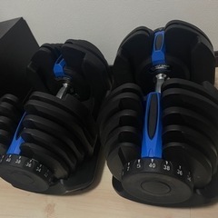 【受付中】可変式40kgダンベル×2個　ベンチ台&ディップススタンド