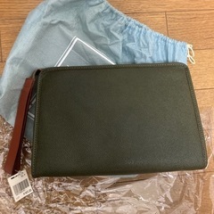 本革🌸新品ニナリッチクラッチバックレザーの画像