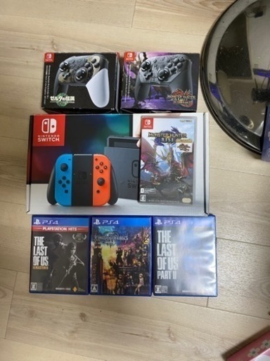 Nintendo Switch 本体＋プロコン2台＋モンハンライズ