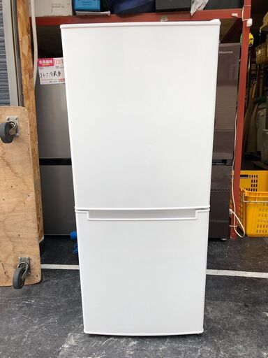 ☆中古￥11,800！ニトリ　106㍑2ドア冷蔵庫　家電　2020年製　NTR-106型　幅48㎝ｘ奥行49㎝ｘ高さ113㎝　【BJ149】