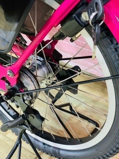 ❷5730子供乗せ電動アシスト自転車YAMAHA 20インチ良好バッテリー