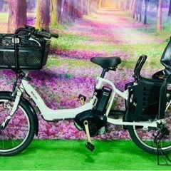 ❶5679子供乗せ電動アシスト自転車YAMAHA 20インチ良好...