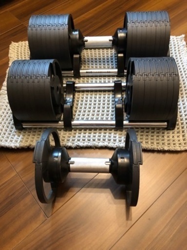 可変式ダンベル　NÜOBELL FLEXBELL32Kg2セット