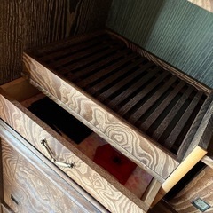 昭和レトロ【茶ダンス/食器棚/小物入れ】年代物の画像