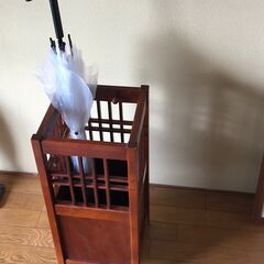 木製傘立ての画像
