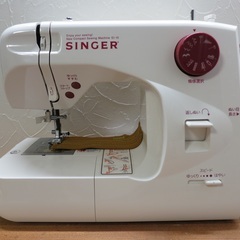 【受け渡し者が決まりました】SINGER 電子ミシン SI-10 フットコントローラー付きの画像