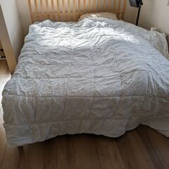 イケアのマットレス付きベッドの画像