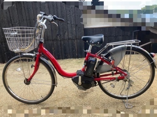 YAMAHA PAS ナチュラ　赤　26インチ　電動アシスト自転車