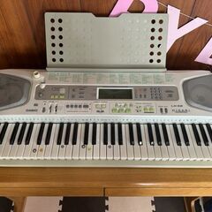 カシオ CASIO LK-58 光ナビゲーションキーボード 机セット