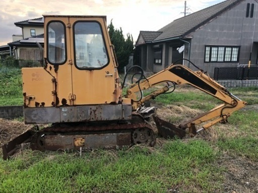 コマツ　PC-02 ユンボ　キャビン仕様