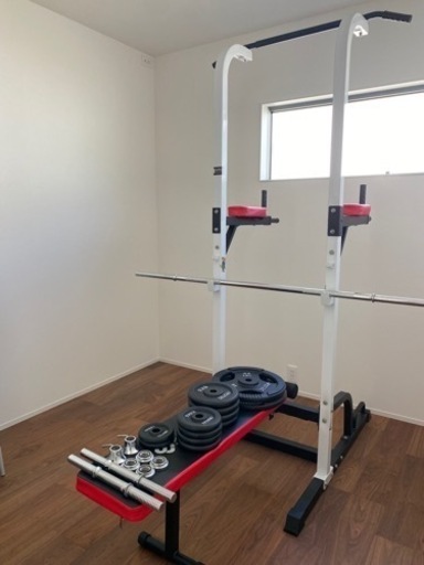 ※今週のみ値下げ※ペンチプレス　プレートシャフトセット