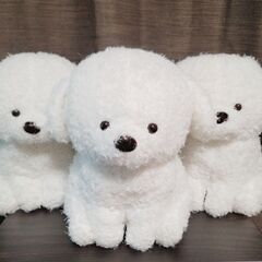 【新品タグ付き】トイプーのモコフィー BIGぬいぐるみ モコフィー 3個セットの画像