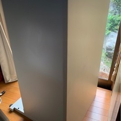 美品　120cmスティール事務机&２７インチモニター　おまけ付き
