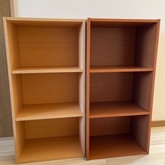 【引渡し決定】2個セットカラーボックス
