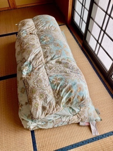 お譲り先が決まりました→羽毛　掛け布団