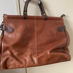 🌸ビンテージ　レザーボストンバックの画像