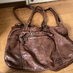 🌸オールレザー　ビンテージショルダーバッグの画像
