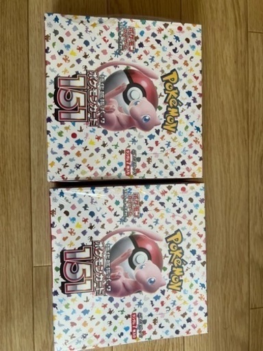 【新品未開封】ポケモンカード151 シュリンク付き2BOX