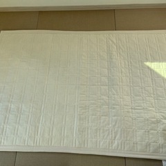 ニトリ　冷感綿ラグ　Nクール　マット　白の画像