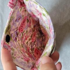 スマホポシェット【花柄】ハンドメイドの画像