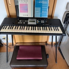 ヤマハキーボード練習用（ピアノ用椅子付き）