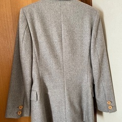 500円　茶色系　英国風　woolっぽいブレザー