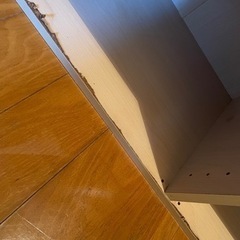 収納 下駄箱 ナチュラル 木目調 劣化ありの画像