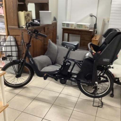 【超美品】Panasonic パナソニック　ギュット　電動アシスト自転車　電動自転車　自転車　チャイルドシート付き