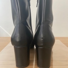 黒　ショートブーツ　Lサイズ　24cm-24.5cmの画像