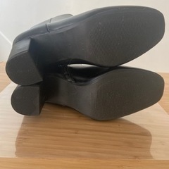 黒　ショートブーツ　Lサイズ　24cm-24.5cmの画像