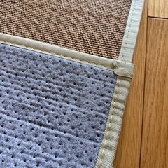 【譲ります】竹コットンラグ（185cm×185cm）の画像