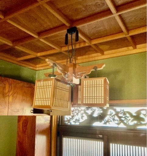 照明器具　和風シャンデリア