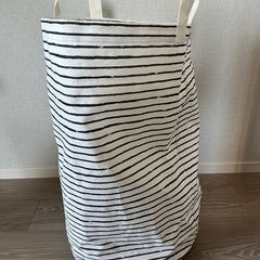 IKEA ランドリーバスケット 洗濯カゴ 折りたたみ 